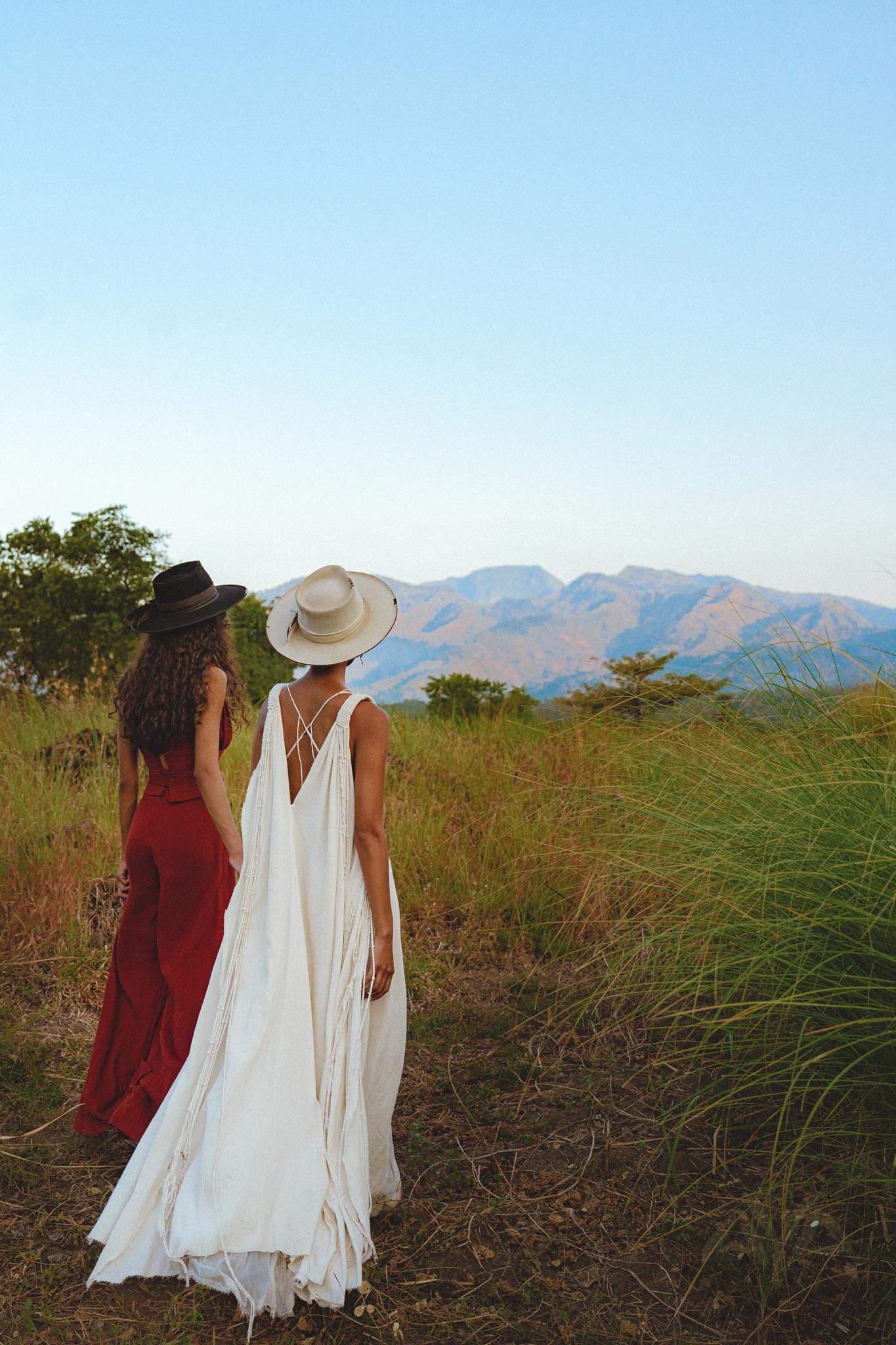 Make a statement in the Off-White Greek Goddess Cape Dress from Aya Sacred Wear.