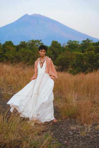 Chic and Sexy Greek Bridal Dress - Off White Beauty