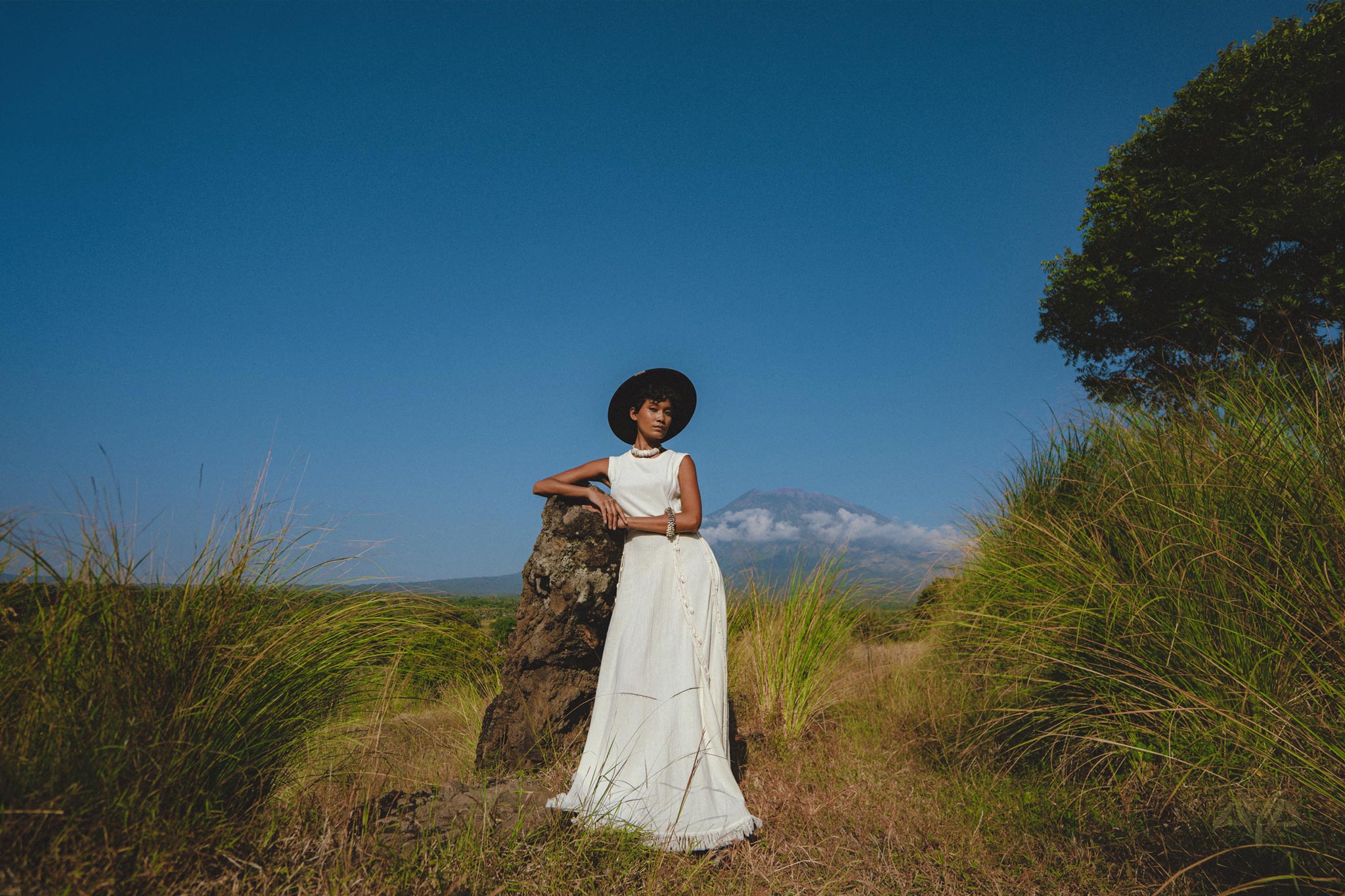 Step into summer with Aya Sacred Wear's Off White Macrame Dress