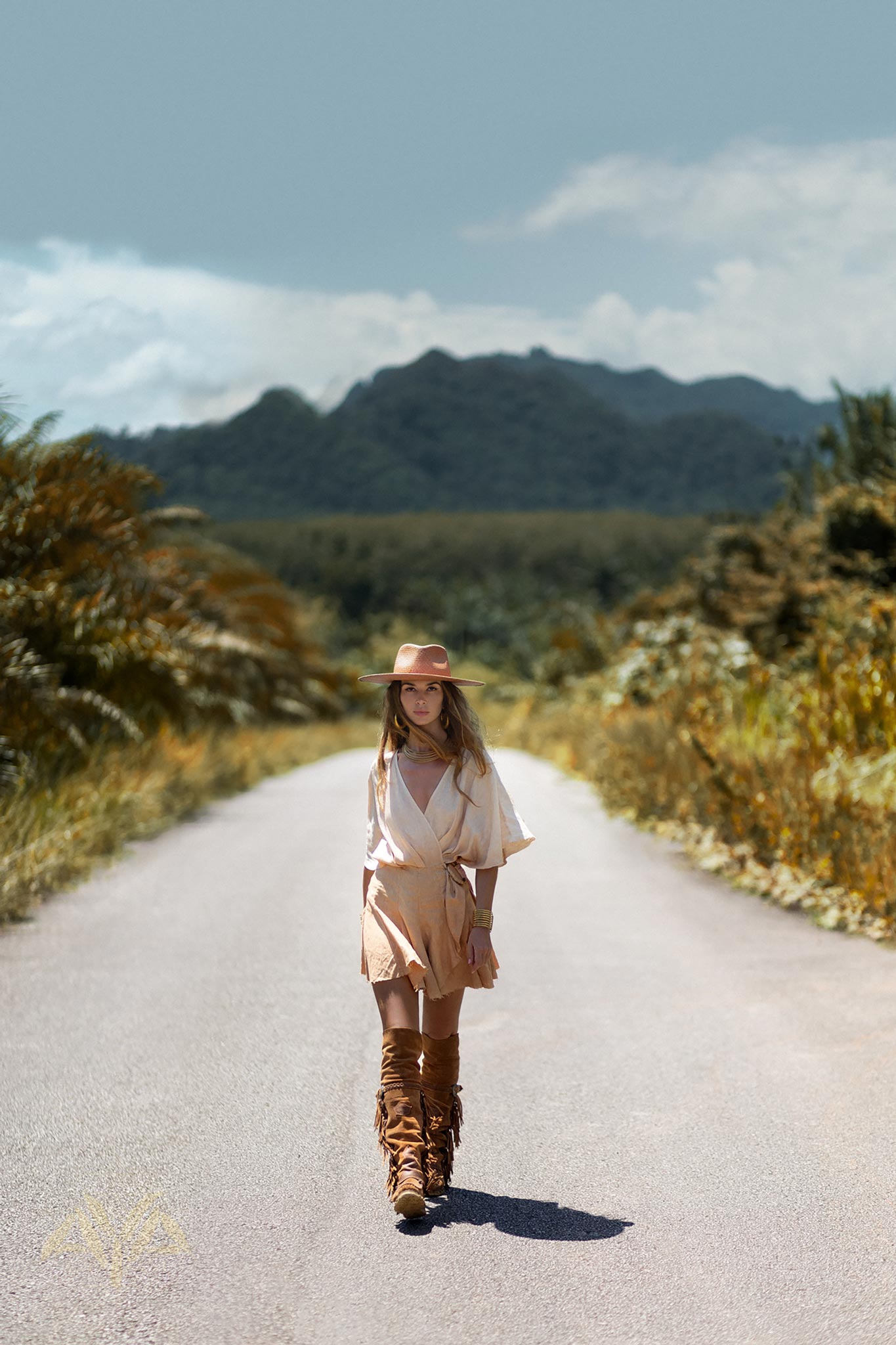 Botanically Dyed Wrap Mini Dress: Step into sustainable fashion with our botanically dyed wrap mini dress. Crafted from organic linen, its ombre coloration and adjustable wrap style make it a versatile and eco-conscious choice for your wardrobe.