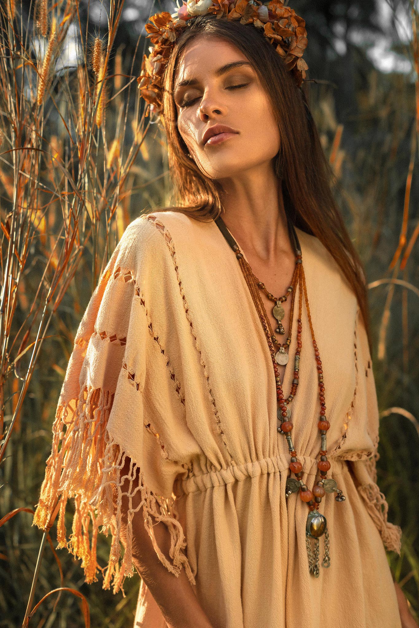 Yellow Ochre Boho Dress Plus Size Dress Women Kaftan Maxi Dress by AYA Sacred Wear