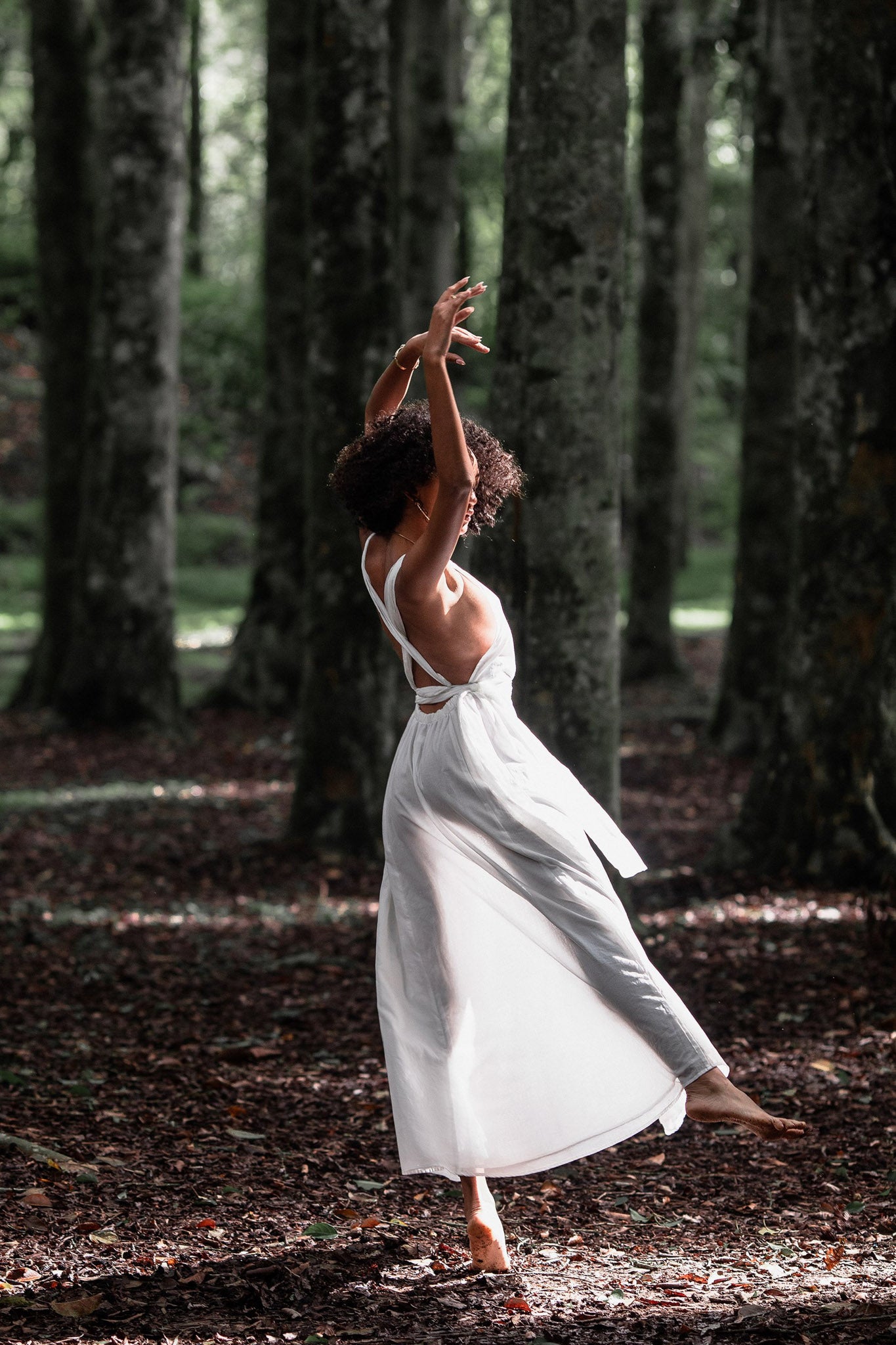 Boho Wedding Dress, Bohemian Goddess Dress Long - AYA Sacred Wear