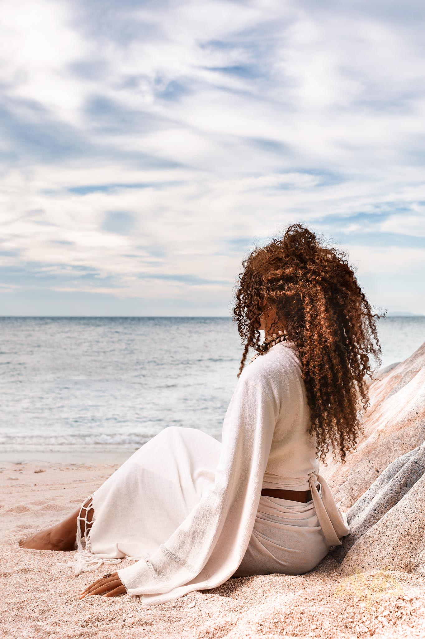 Boho Wrap Top, Wide Sleeve Crop Top, Organic Kimono Blouse - AYA Sacred Wear
