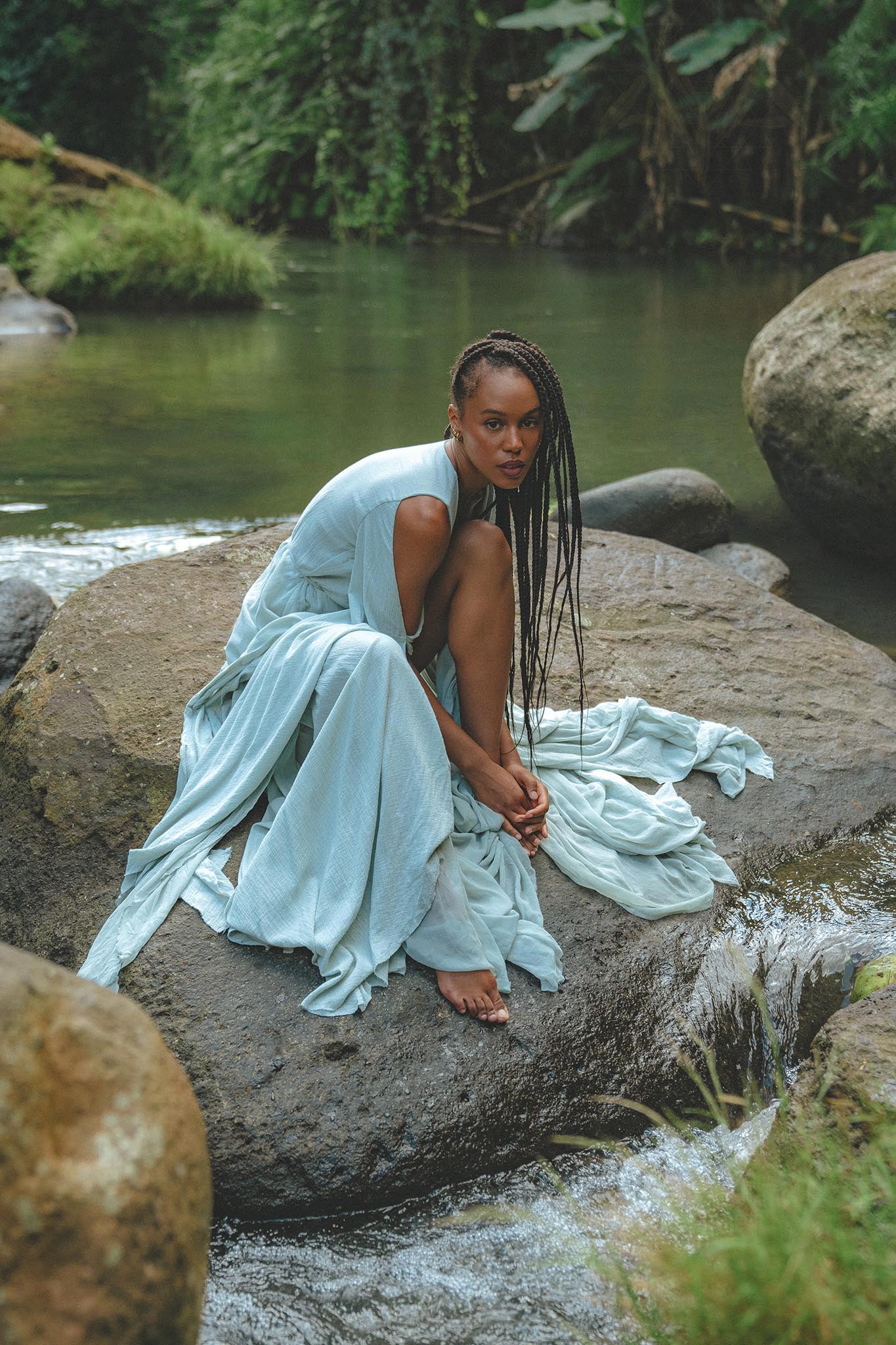 Stay Stylish and Breezy in Aya Sacred Wear's Light Cotton Formal Wrap Dress