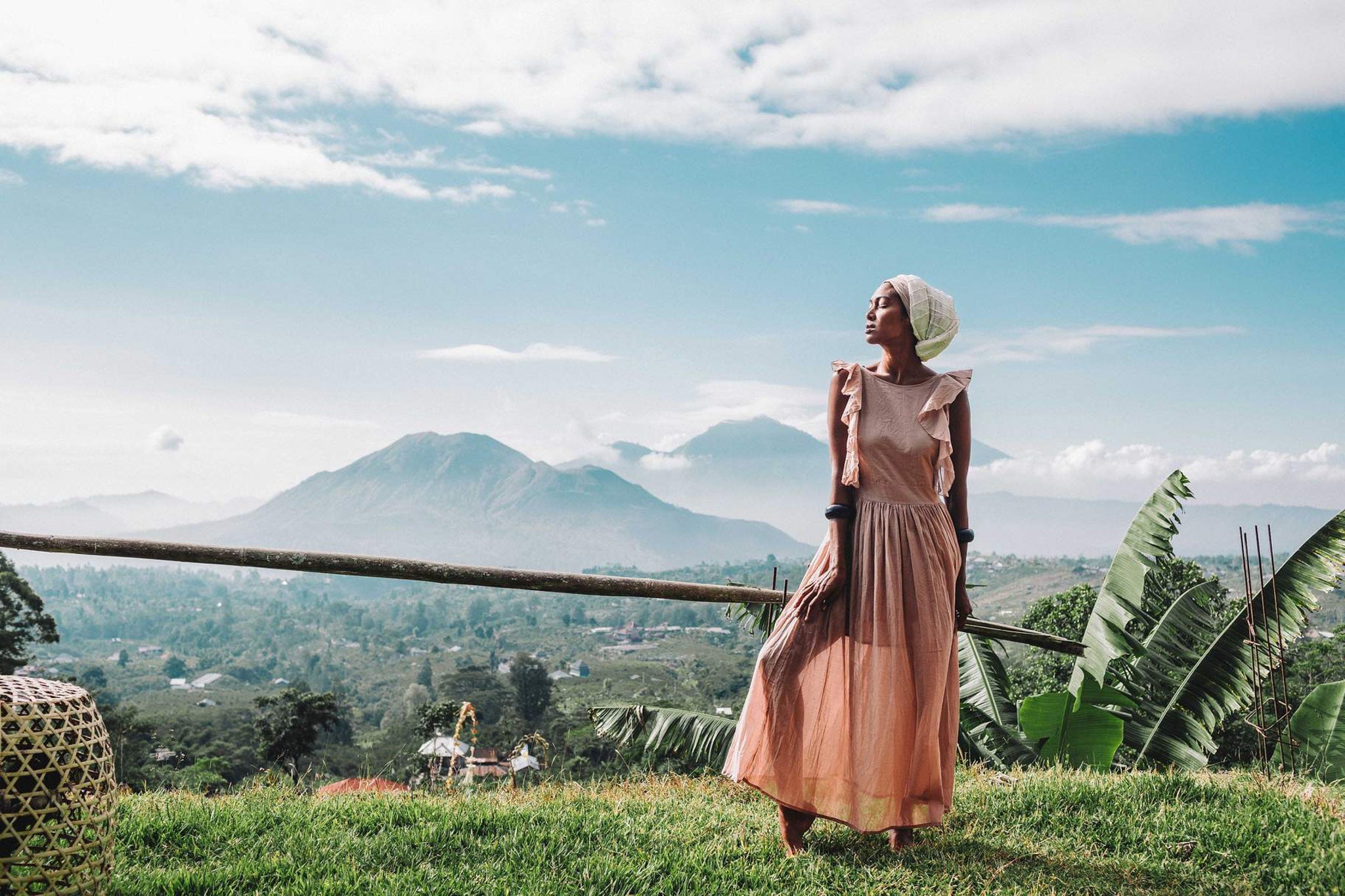 Dusty Pink Boho Bridesmaid Dress - AYA Sacred Wear