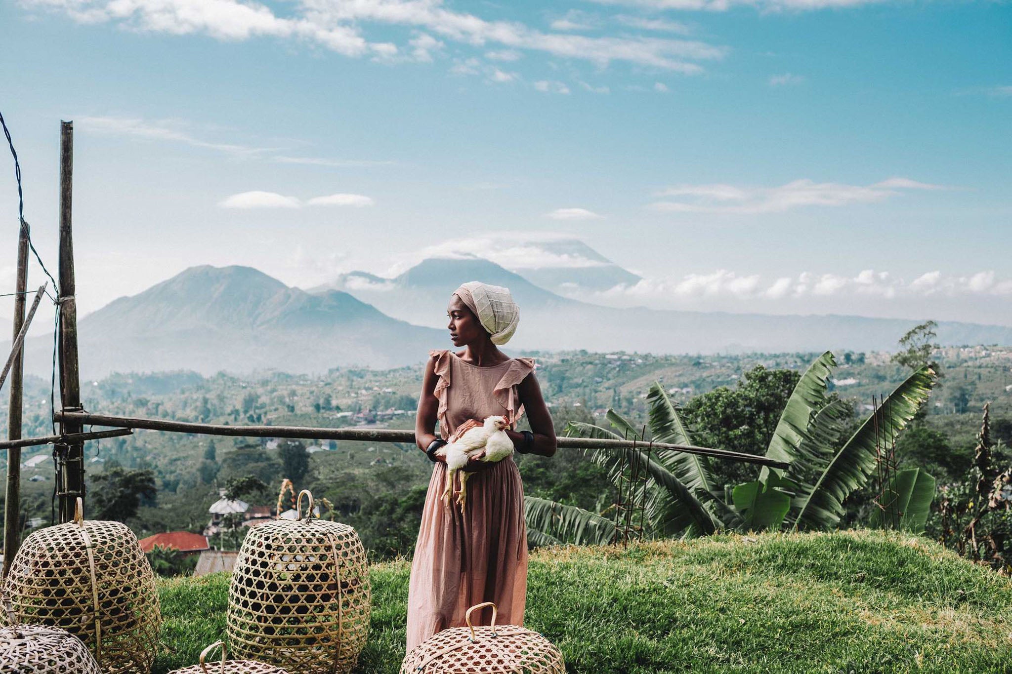 Dusty Pink Boho Bridesmaid Dress - AYA Sacred Wear