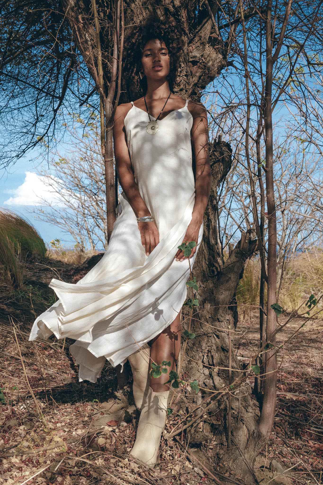 Boho Dress, Goddess Dress, Bohemian Tribal Dress, Long Maxi Dres - AYA Sacred Wear