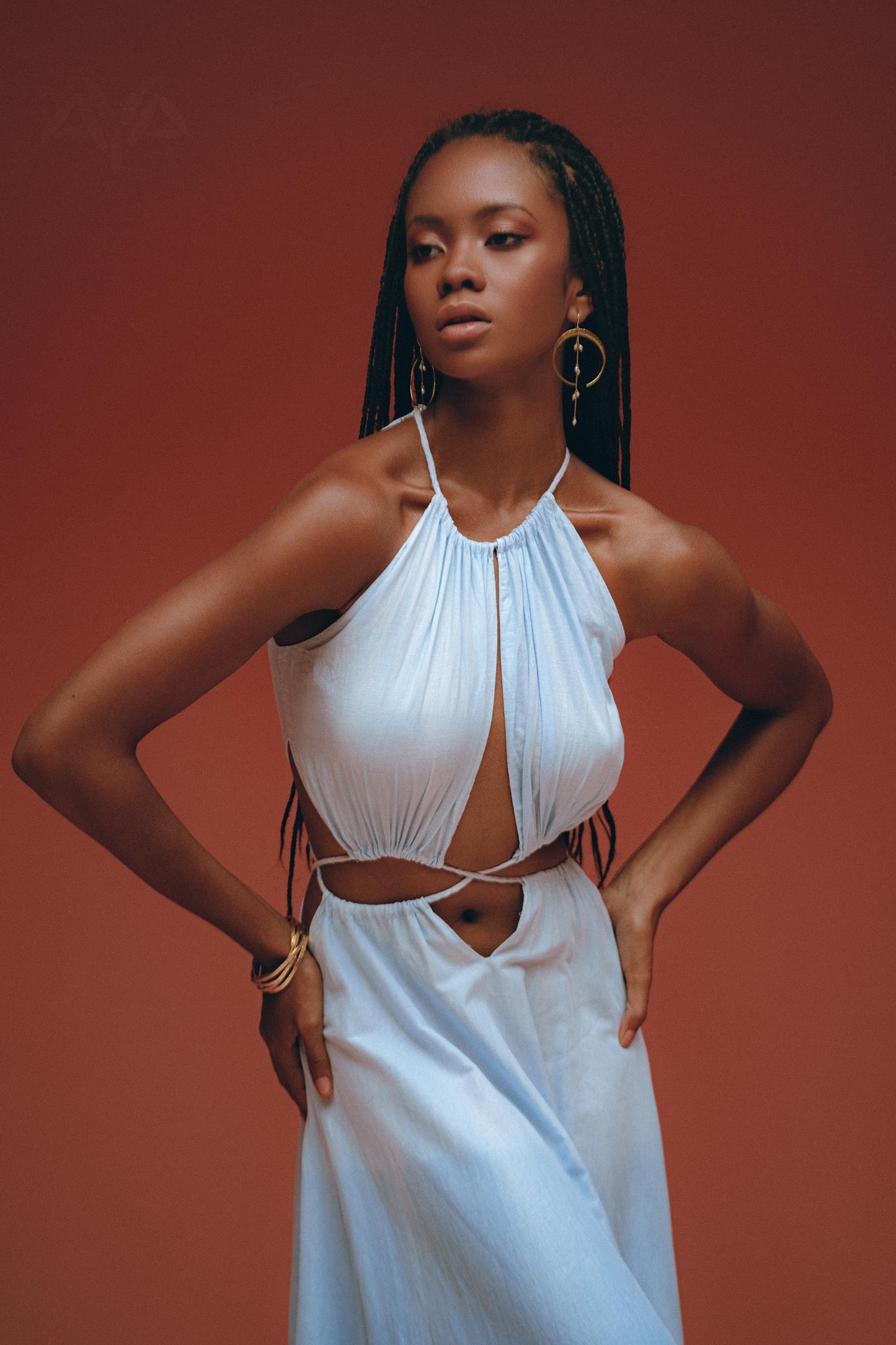 NEW! Boho Dress • Open Back Belly Dress • Organically Dyed Adjustable Dress - AYA Sacred Wear