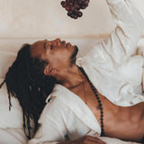 Off-White Handwoven Cotton Oversized Shirt for Men by AYA Sacred Wear