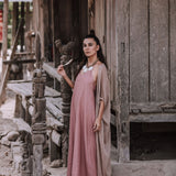 Bamboo Boho Kimono Cover-up, Bridal Cape, Poncho Robe - AYA Sacred Wear