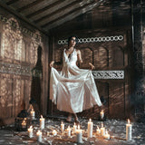 Boho Wedding Dress, Bohemian Goddess Dress Long - AYA Sacred Wear