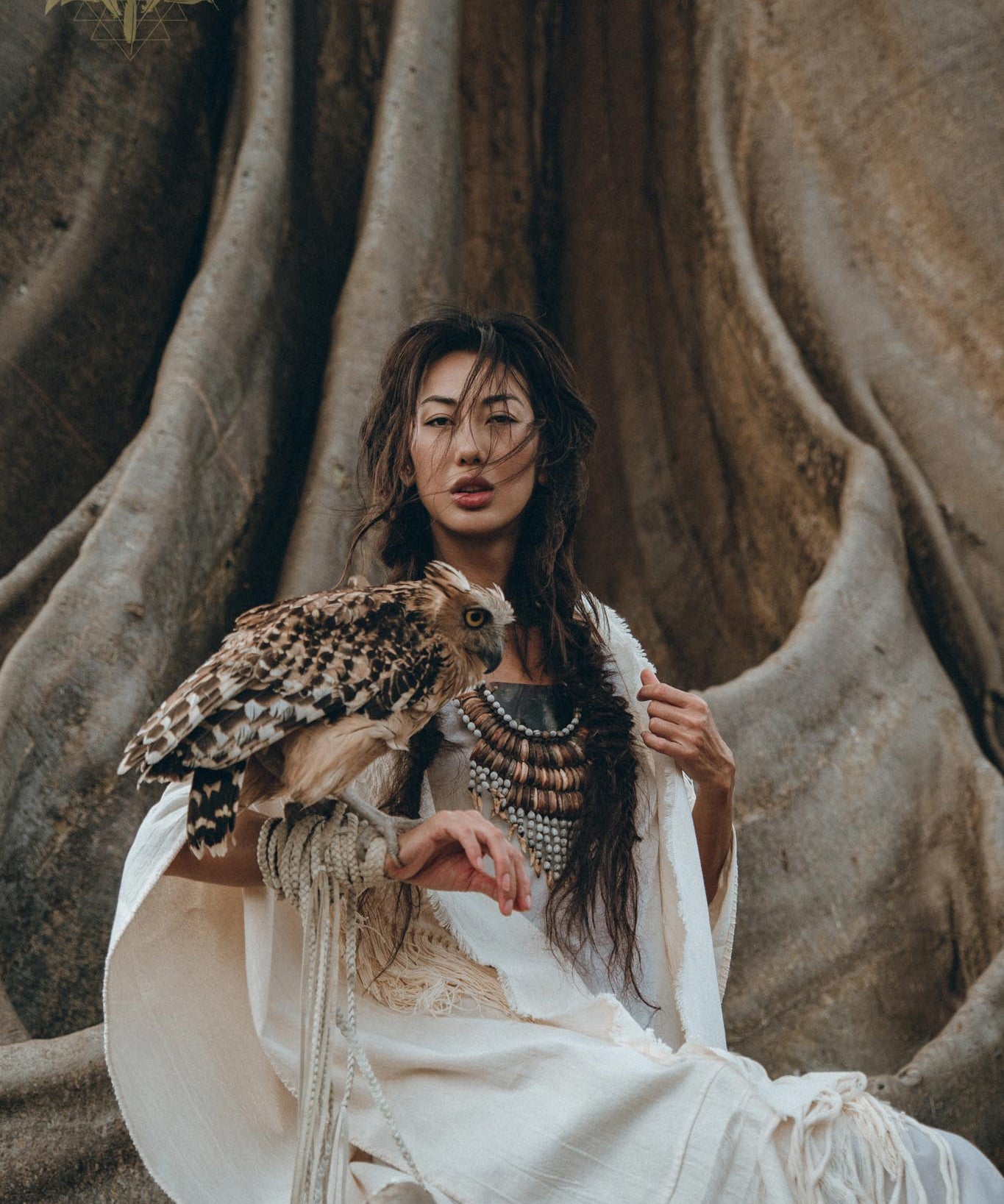 Bridal Boho Cape Poncho Hand-loomed - AYA sacred wear