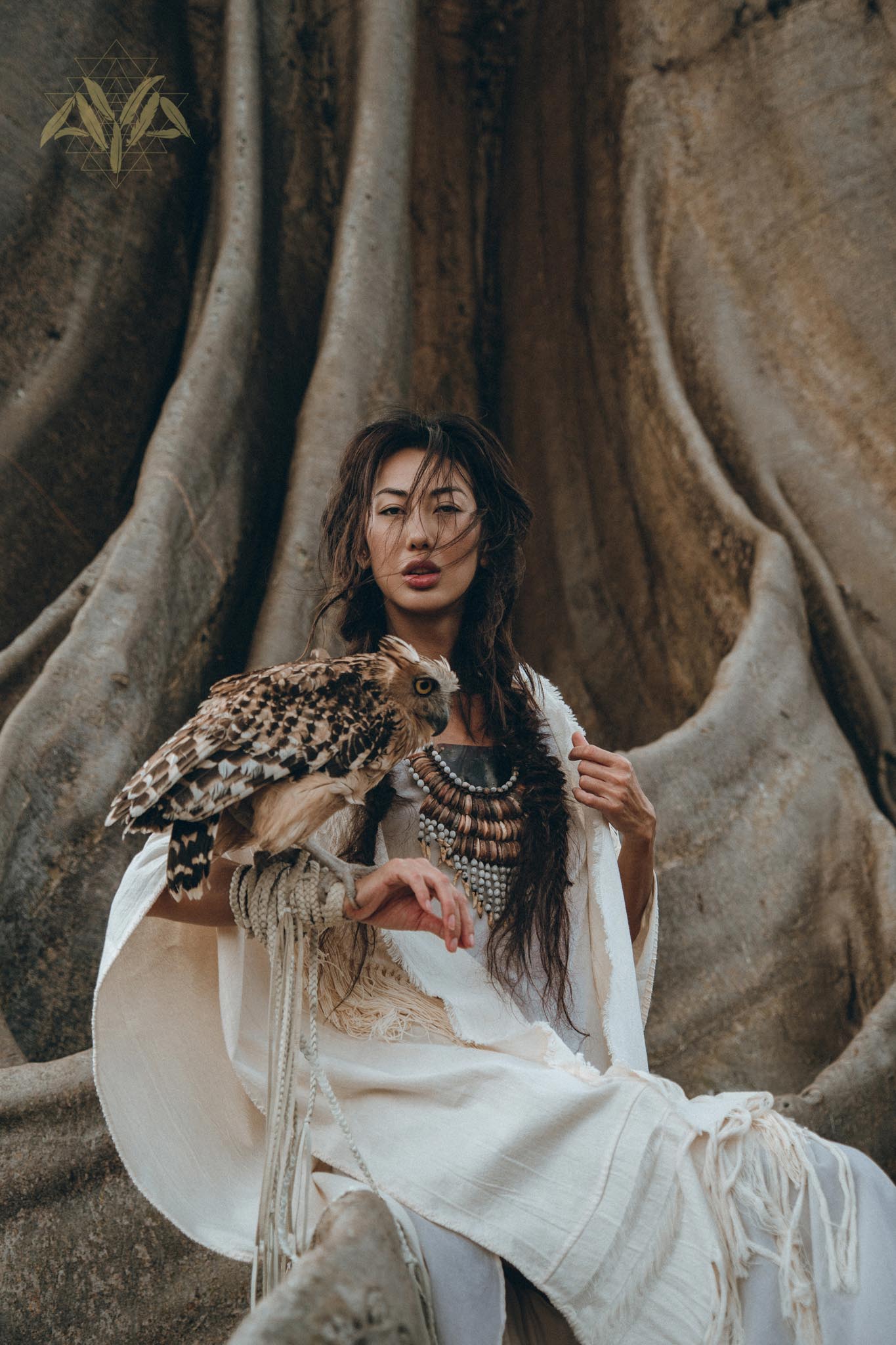 Bridal Boho Cape Poncho Hand-loomed - AYA sacred wear