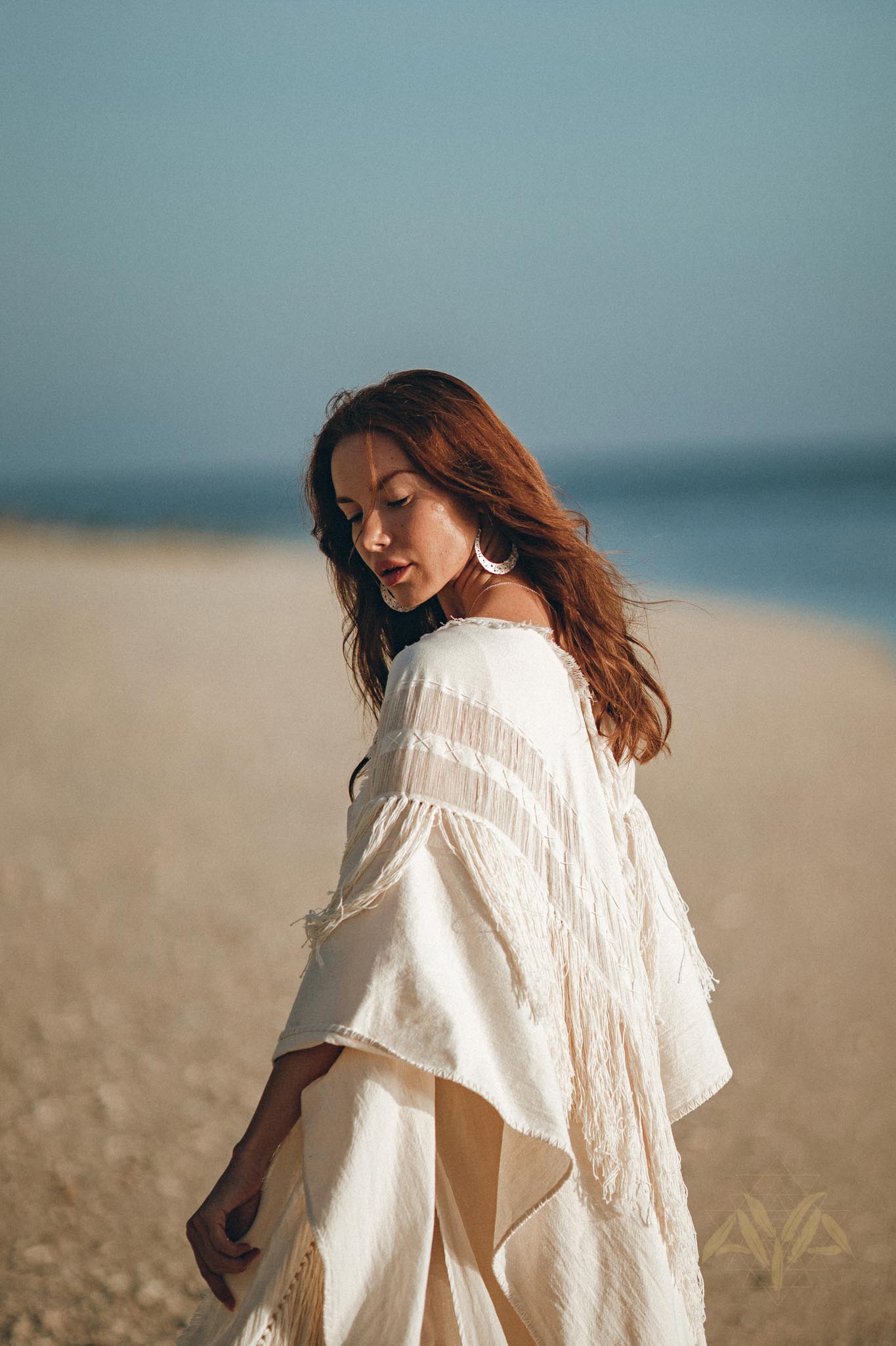 Bridal Boho Cape Poncho Hand-loomed - AYA sacred wear