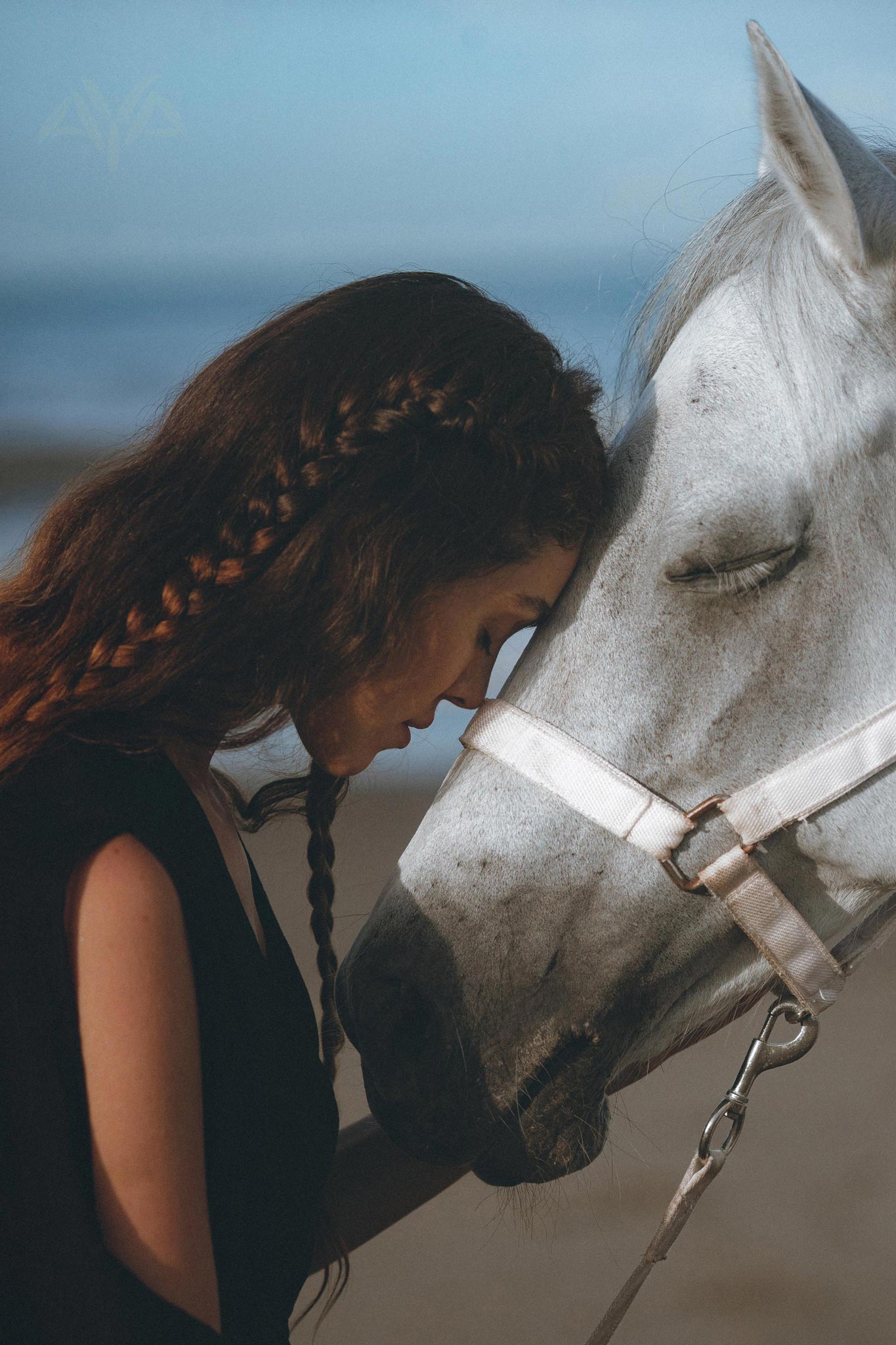 Black Organic Wedding Boho Dress for Women • Goddess Dress by AYA Sacred Wear