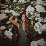 Green Nomad Spirit Dress (Adjustable size, multiway dress) - AYA Sacred Wear