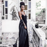 Grey Boho Kimono Cover Up, Boho Bamboo Mantle - AYA Sacred Wear