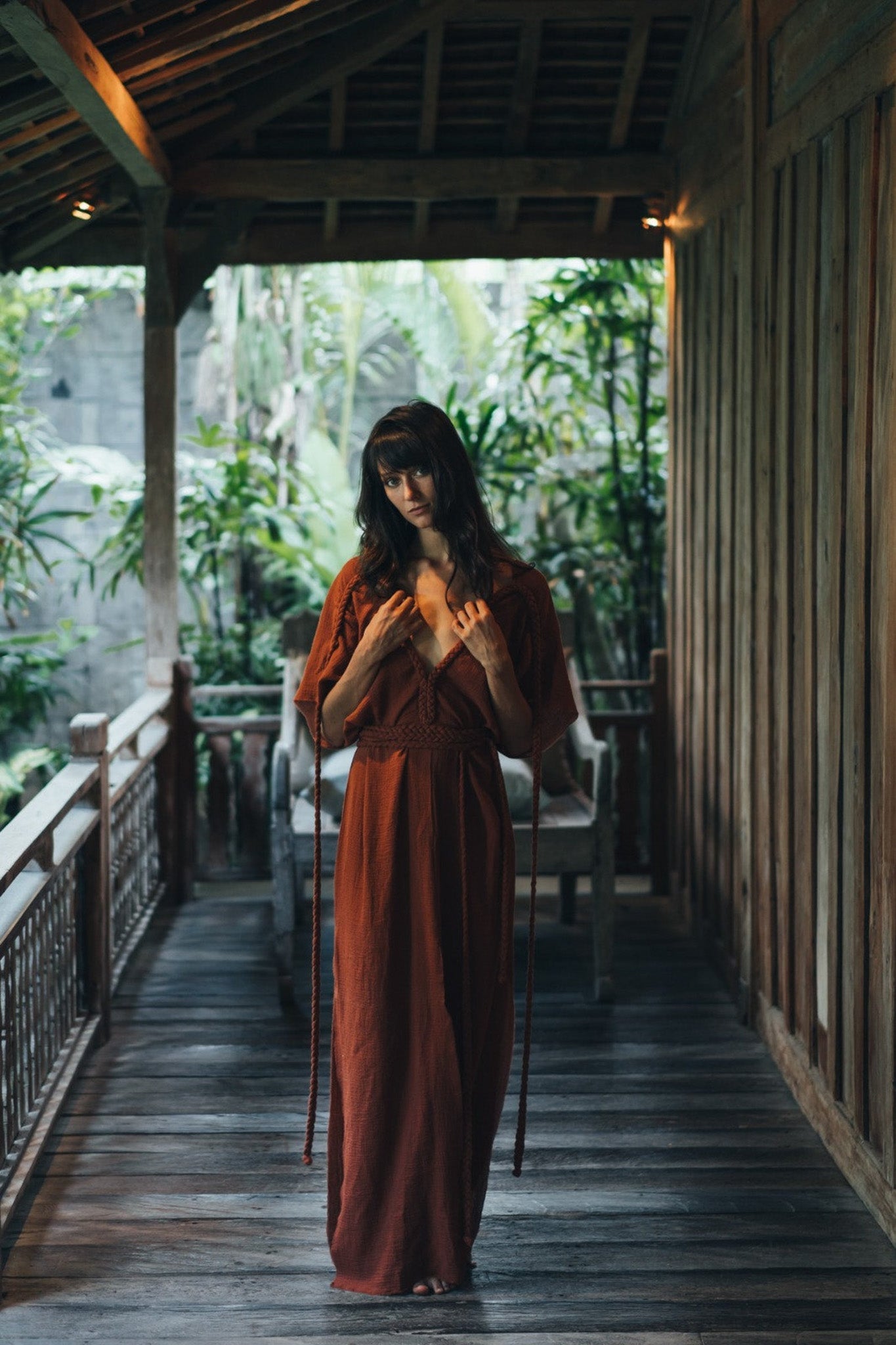 Terracotta Nomad Spirit Dress  (Adjustable size, multiway dress) - AYA Sacred Wear