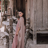 Bamboo Net Boho Kimono Cover - up - AYA Sacred Wear