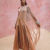 Look chic and stylish this summer with Aya Sacred Wear's Powder Pink Cover Up. 