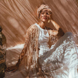 Look Fresh as a Daisy in Aya Sacred Wear’s Powder Pink Summer Net Cover Up 