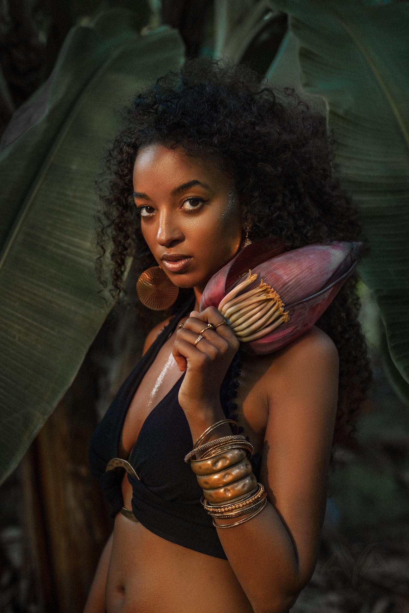 Black Boho Crop Top • Bohemian Top with Handmade Knots - AYA Sacred Wear