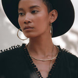 Black Boho Wrap Top • Organic Top Women • Wide Sleeve Wrap Top - AYA Sacred Wear