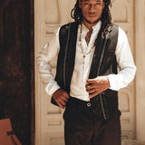 Black Classic Linen Trousers for Men - AYA Sacred Wear