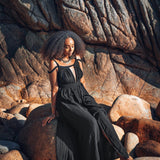 Black Greek Goddess Prom Boho Evening Dress - AYA Sacred Wear
