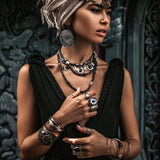 Black Nomad Spirit Dress (Adjustable size, multiway dress) - AYA Sacred Wear
