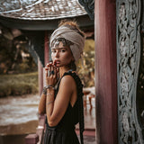 Black Nomad Spirit Dress (Adjustable size, multiway dress) - AYA Sacred Wear
