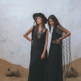Black Summer Cover Up • One Shoulder Tropical Cover Up Gown • Bikini Cover up Women - AYA Sacred Wear
