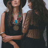 Black Summer Cover Up • One Shoulder Tropical Cover Up Gown • Bikini Cover up Women - AYA Sacred Wear