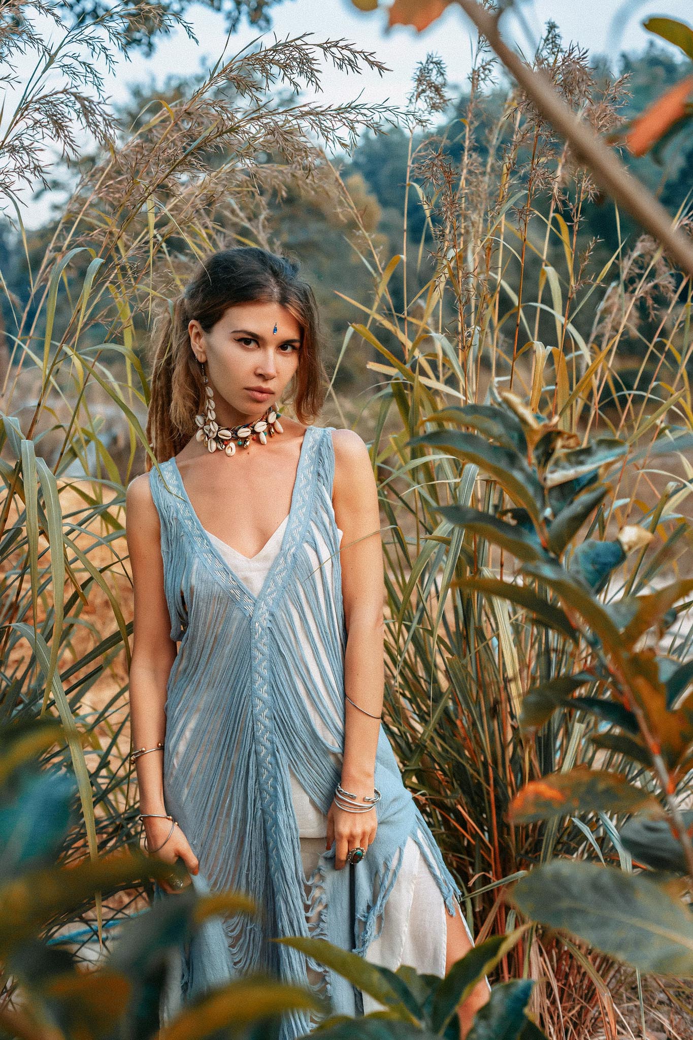 Bohemian Dress • Boho Handwoven and Hand - Loomed Dress - AYA Sacred Wear