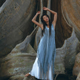 Bohemian Dress • Boho Handwoven and Hand - Loomed Dress - AYA Sacred Wear