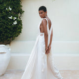 Boho Beach Macrame Wedding Dress • Off - White Multiway Bohemian Dress - AYA Sacred Wear