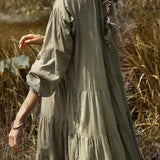 Boho Dress for Women • Pale Green Bohemian Prom Dress • Summer Dress - AYA Sacred Wear