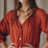 Boho Dress for Women • Wine Red Boho Prom Dress • Light Summer Dress - AYA Sacred Wear