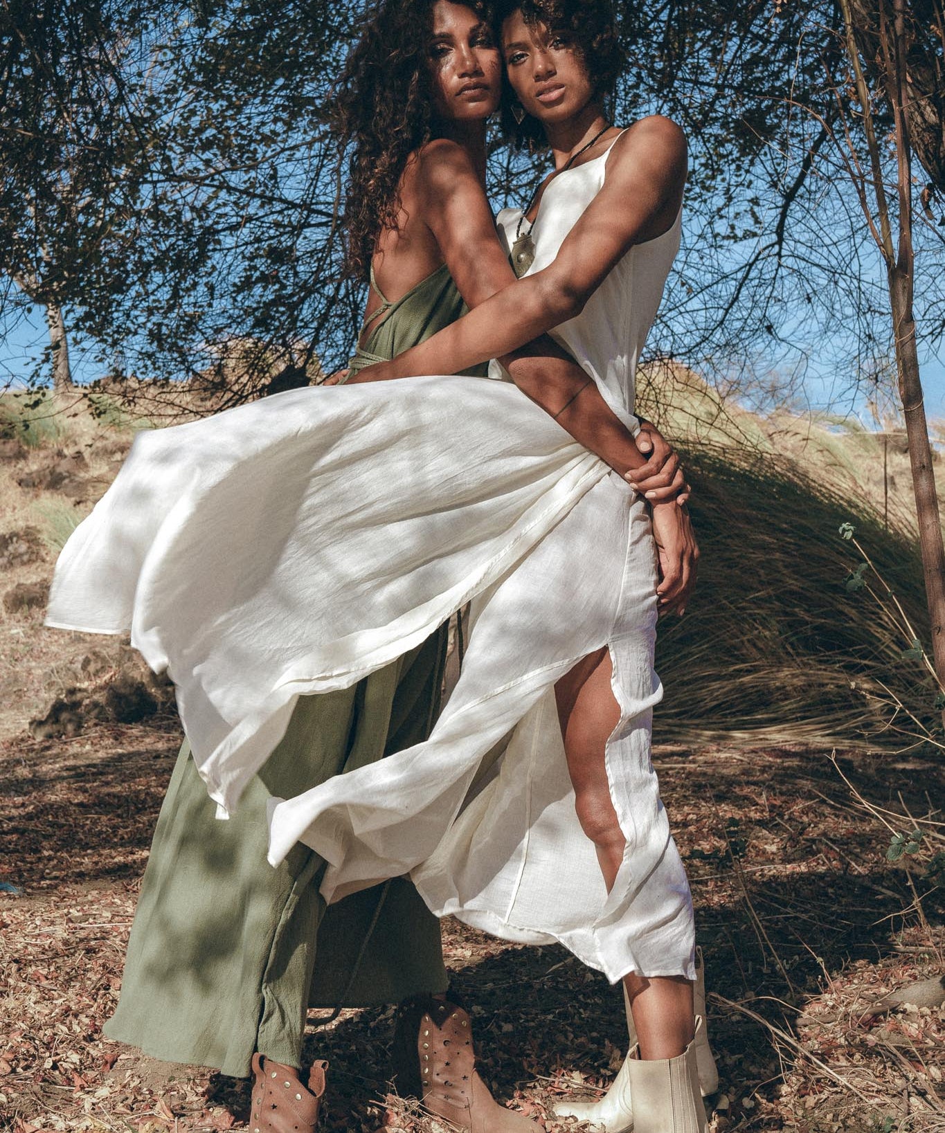 Boho Dress • Goddess Dress • Bohemian Tribal Dress • Long Maxi Dress - AYA Sacred Wear