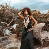 Boho Dress • Organic Bohemian Dress • Sleeveless Party Dress • Prom Dress - AYA Sacred Wear