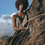 Boho Dress • Organic Bohemian Dress • Sleeveless Party Dress • Prom Dress - AYA Sacred Wear