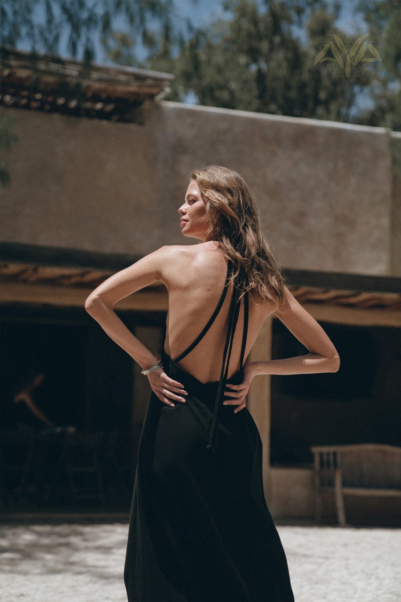 Boho Dress • Organic Bohemian Dress • Sleeveless Party Dress • Prom Dress - AYA Sacred Wear