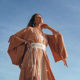 Boho Kimono Cover Up • Wide Sleeve Cardigan Mantle • Cape for Women - AYA Sacred Wear
