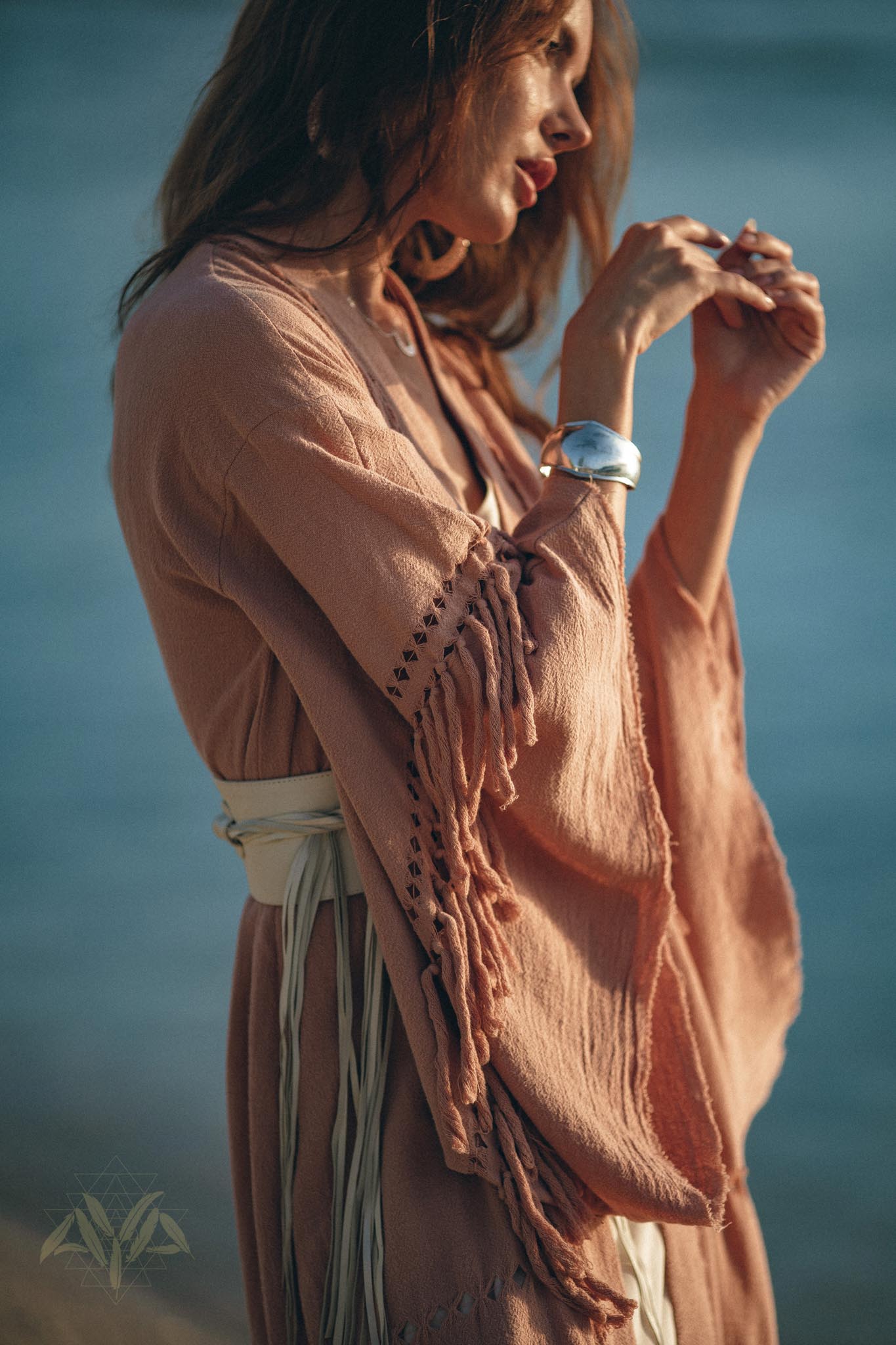 Boho Kimono Cover Up • Wide Sleeve Cardigan Mantle • Cape for Women - AYA Sacred Wear