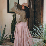 Boho Kimono Top • Organic Goddess Top • Wide Sleeve Wrap Top - AYA Sacred Wear