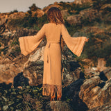 Boho Maxi Skirt • Long Cotton Skirt • Bohemian Skirt • Goddess Skirt - AYA Sacred Wear