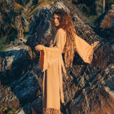 Boho Maxi Skirt • Long Cotton Skirt • Bohemian Skirt • Goddess Skirt - AYA Sacred Wear