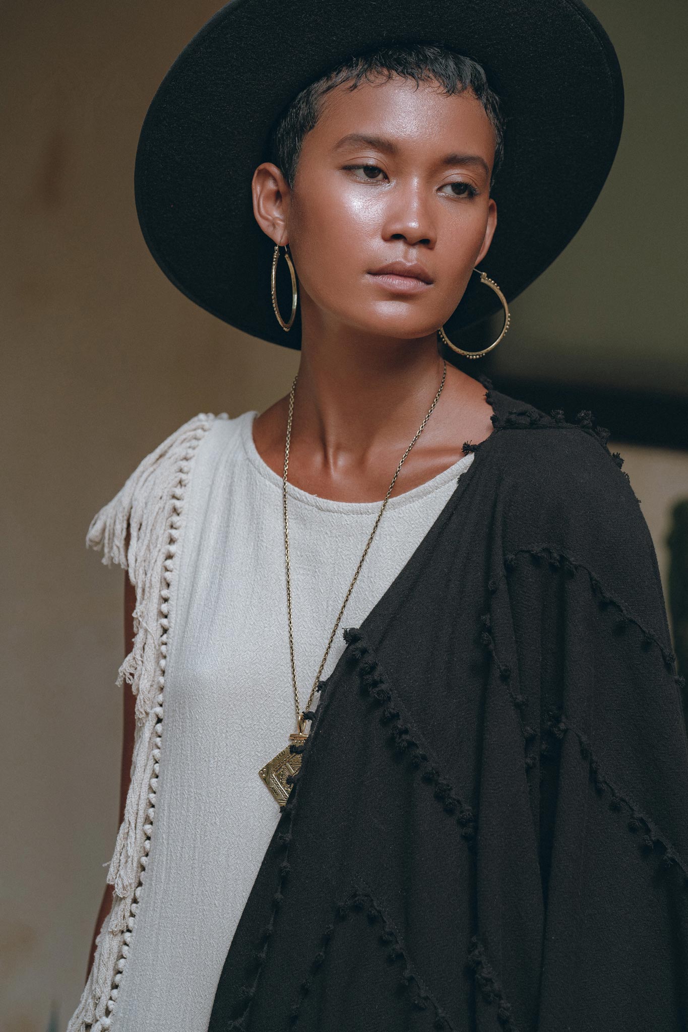 Boho Open Sides Dress • Light Olive Dress • Ladders Sides Mini Dress - AYA Sacred Wear