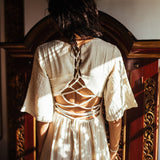 Boho Simple Wedding Dress "Cristal de Floresta" - AYA Sacred Wear