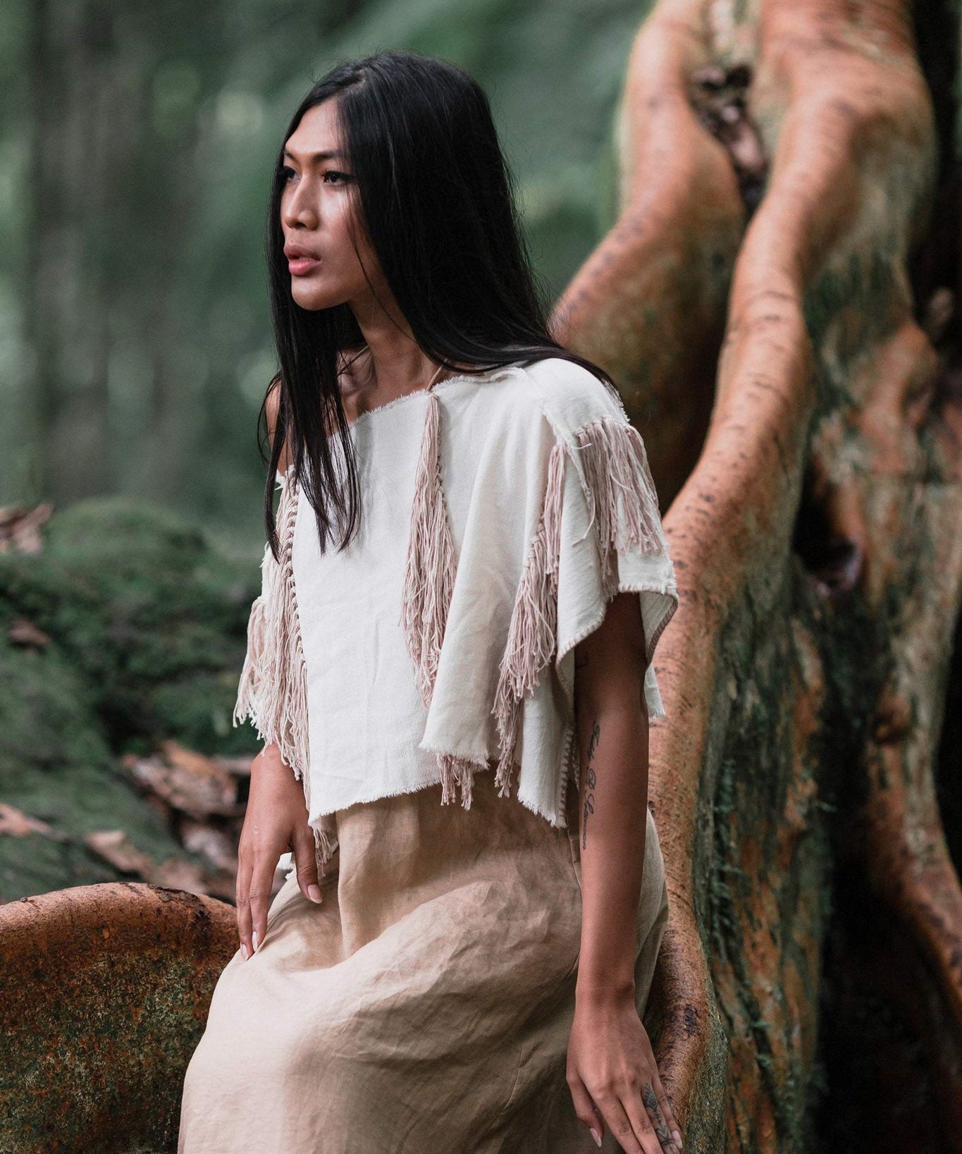 Boho Top • Bohemian Top with Tassels - AYA Sacred Wear
